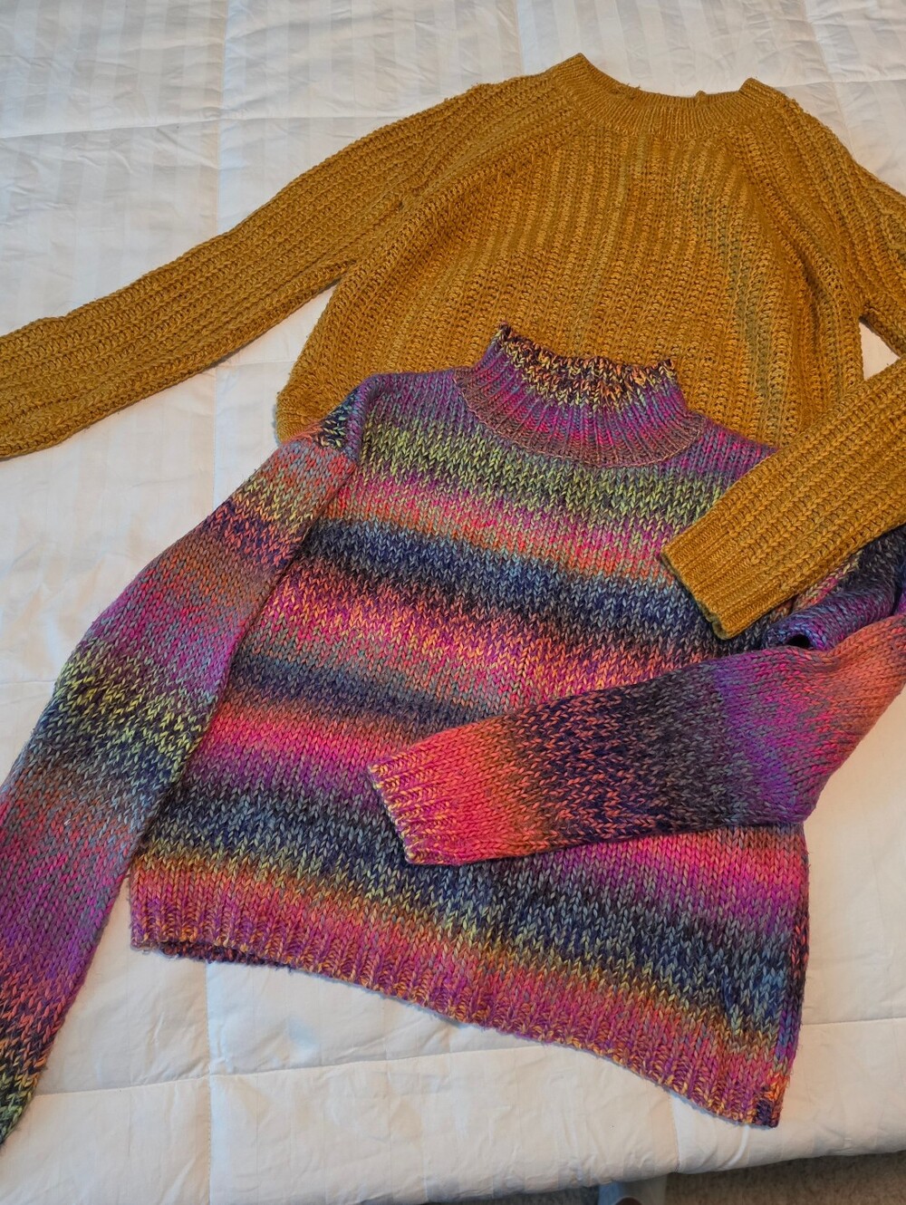 Lot of 2 Vintage Knit Sweaters - Women's Size XS